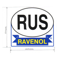 Наклейка RUS RAVENOL