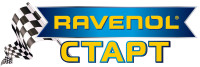 Наклейка для торг.зала RAVENOL "Старт" на белом фоне (1275х430мм)
