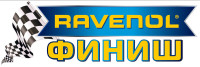 Наклейка для торг.зала RAVENOL "Финиш" на прозрачном фоне (1275х430мм)